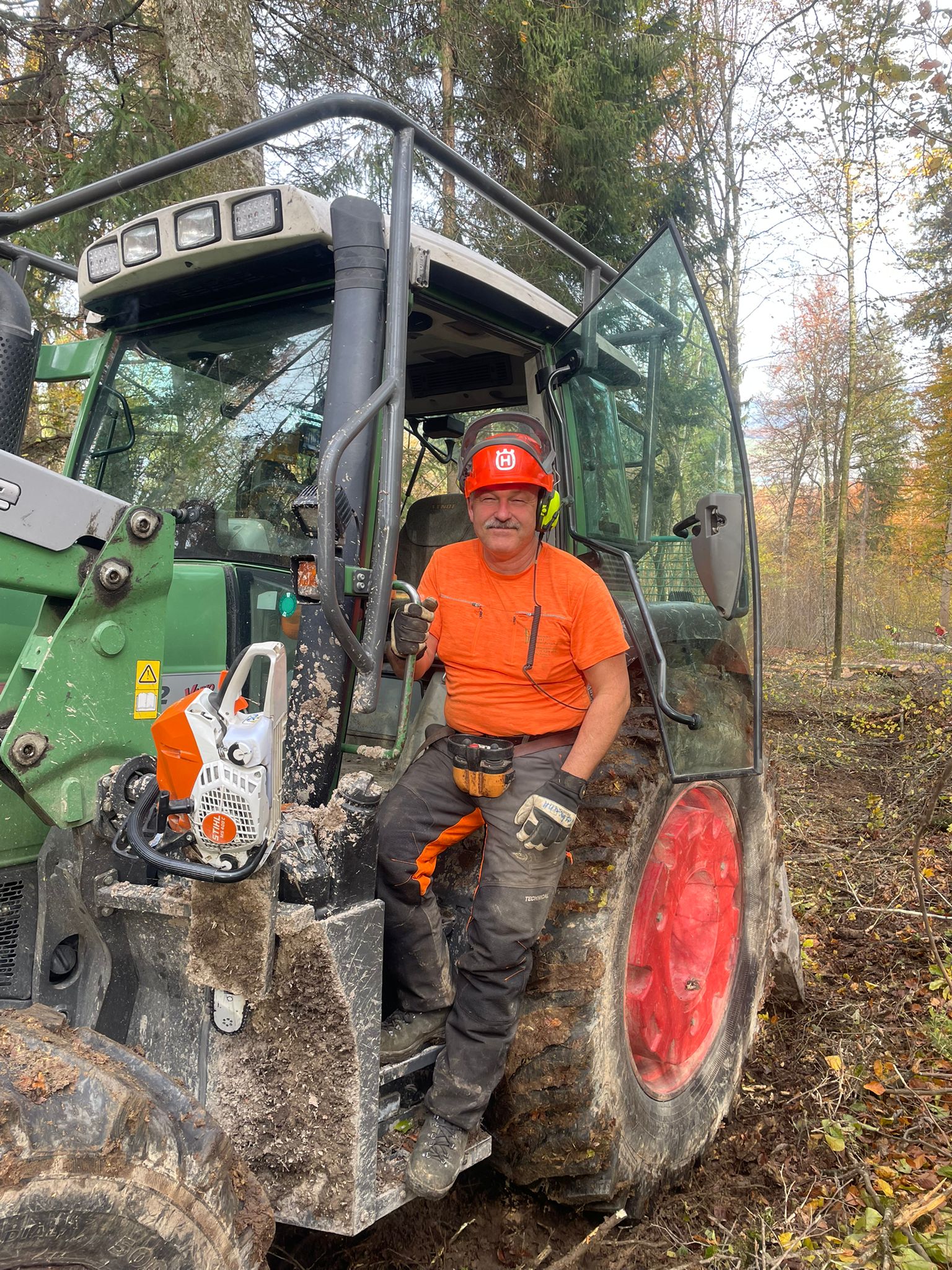 Johann Neuhaus im Auftrag des Waldes unterwegs